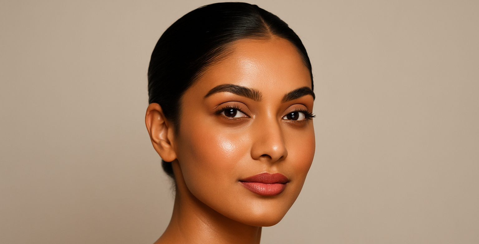 indian beautiful cute women flouting her skin, give me a professional model photo